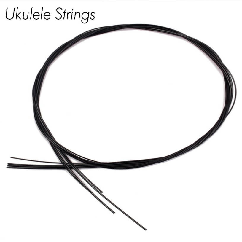 STR15 Black flurocarbon Ukulele string set